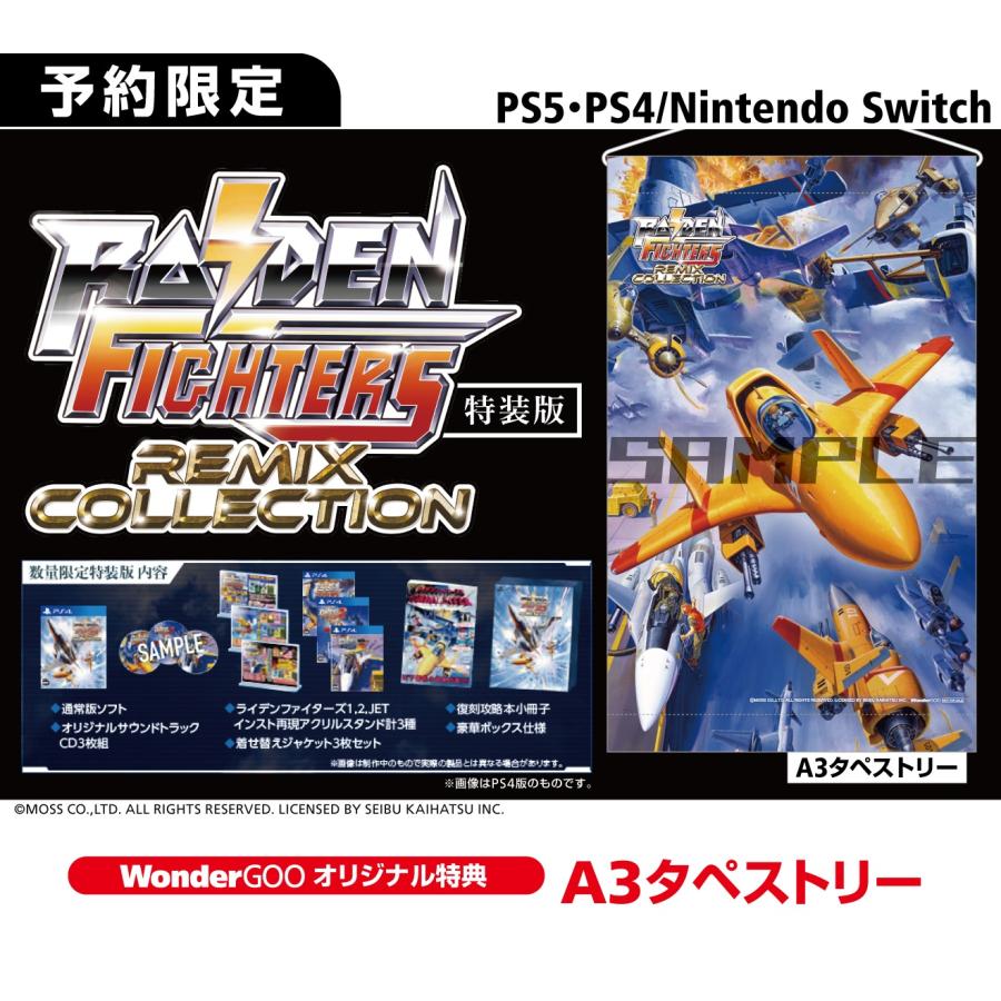 WonderGOOオリジナル特典】RAIDEN FIGHTERS REMIX COLLECTION 特装版