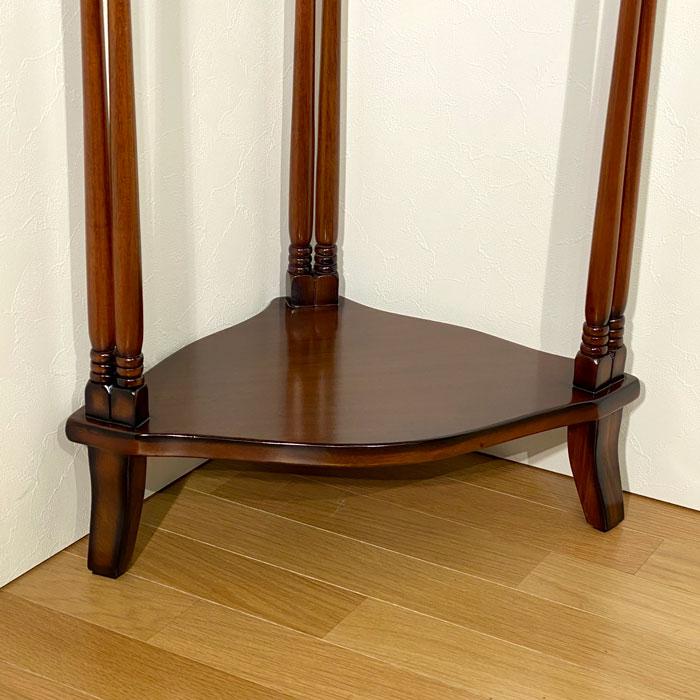 コーナーテーブル サイドテーブル コーナー用 コンソール 花台 電話台