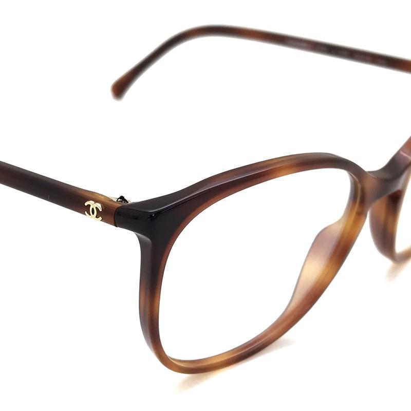CHANEL（シャネル） メガネフレーム ブランド 眼鏡 マーブルブラウン