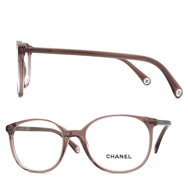 CHANEL（シャネル） メガネフレーム ブランド クリアーブラウン 眼鏡