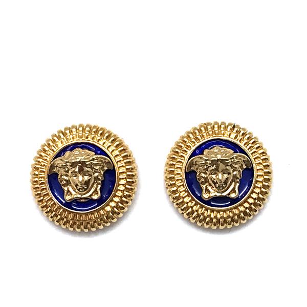 VERSACE（ヴェルサーチェ） ピアス ベルサーチ メドゥーサ ロゴ