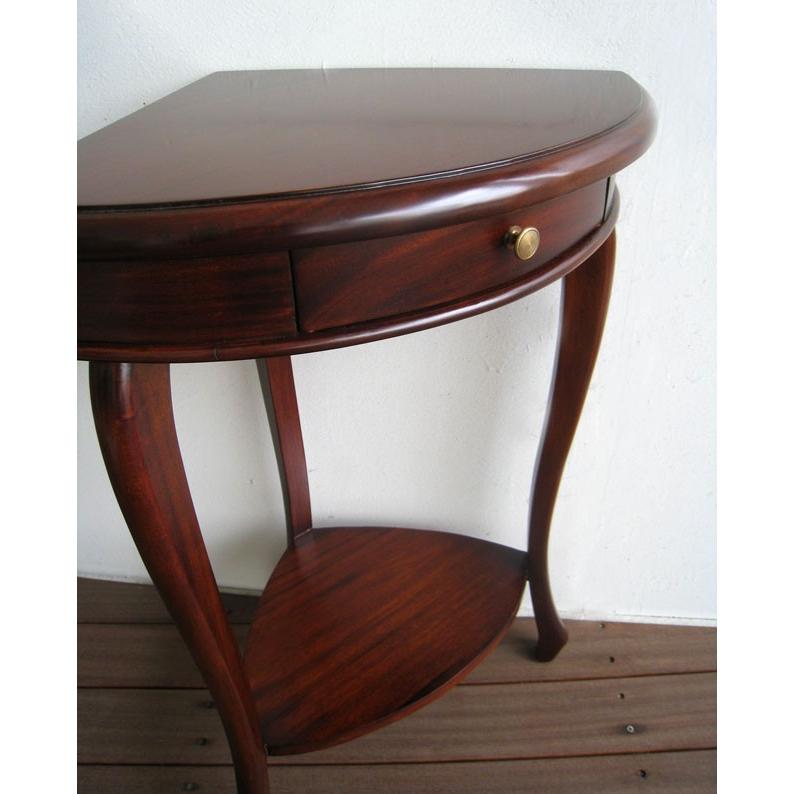 コーナーテーブル 三角 ソファ サイドテーブル おしゃれ アンティーク