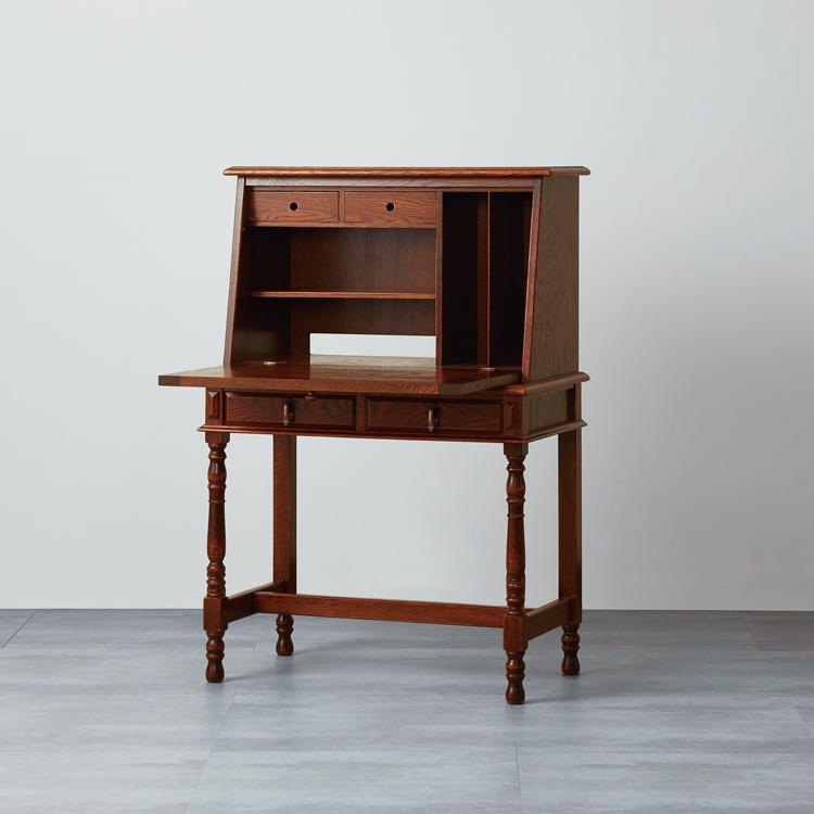 ライティングデスク 大人のデスク 日本製 英国カントリー ライティング