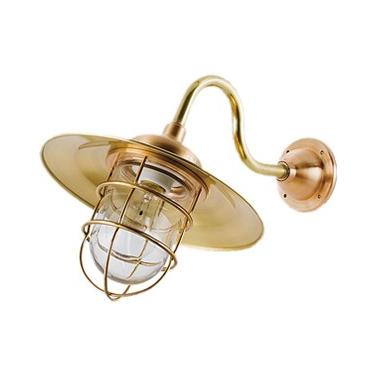 松本船舶 マリンランプ 2S号アクアライト ゴールド ランプ無し 2S-AQ-G