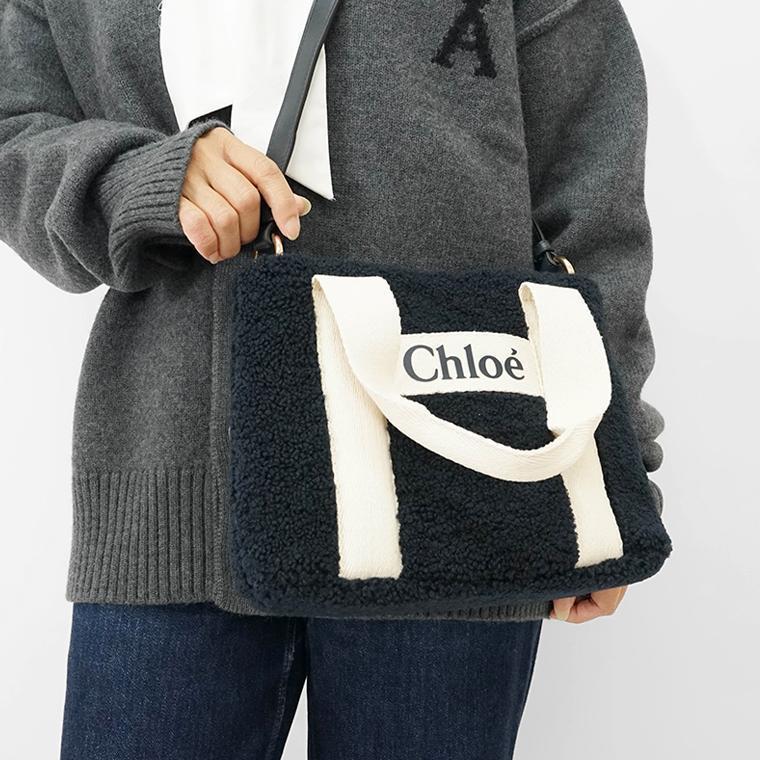 Chloe（クロエ） Chloe KIDS キッズ ショルダーバッグ C20688 NAVY