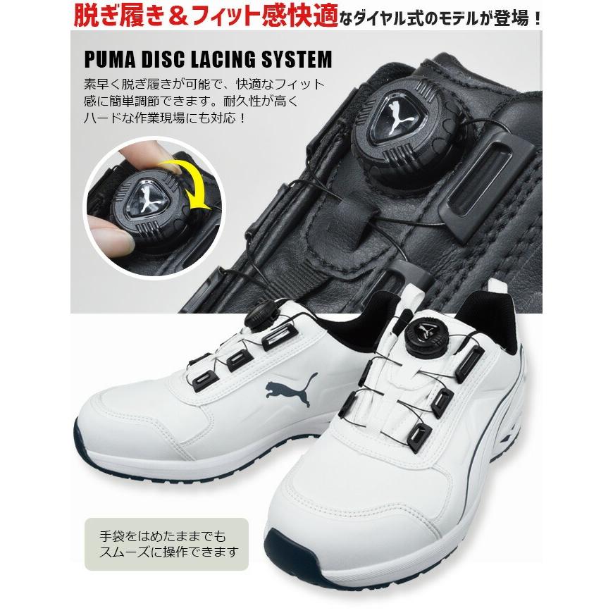PUMA（プーマ） 安全靴 スニーカー ダイヤル式 ライダー 2.0 ディスク
