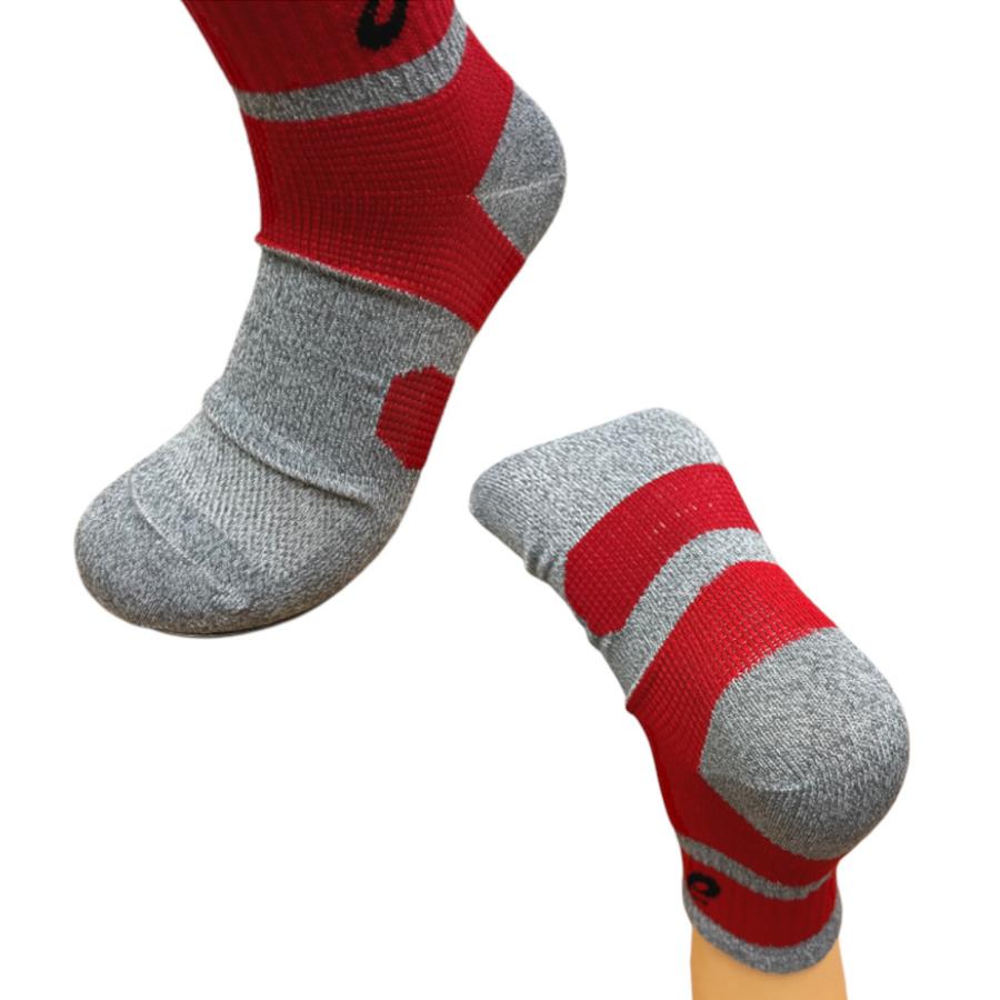 ASICS（アシックス） ソックス ダブル消臭靴下 カラー先丸 ミドル丈 W