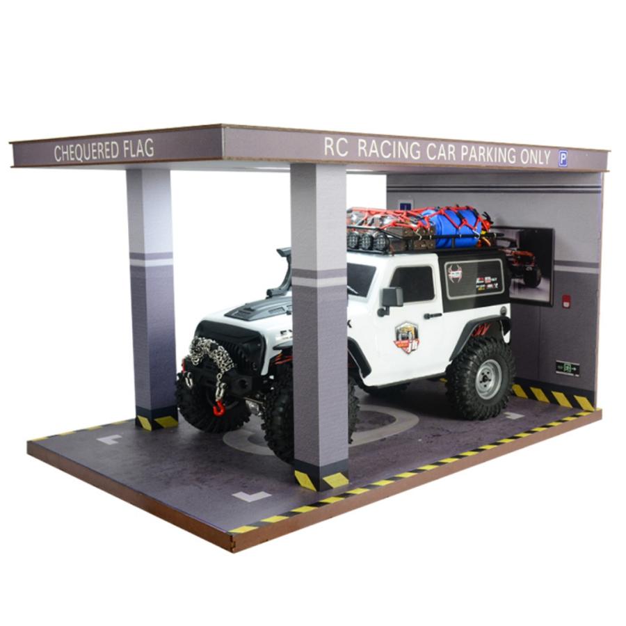 ラジコン ケース ディスプレイ リアルガレージセット 1/10スケール