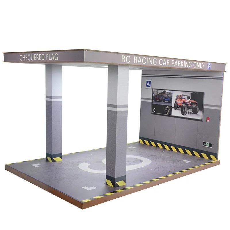 ラジコン ケース ディスプレイ リアルガレージセット 1/10スケール