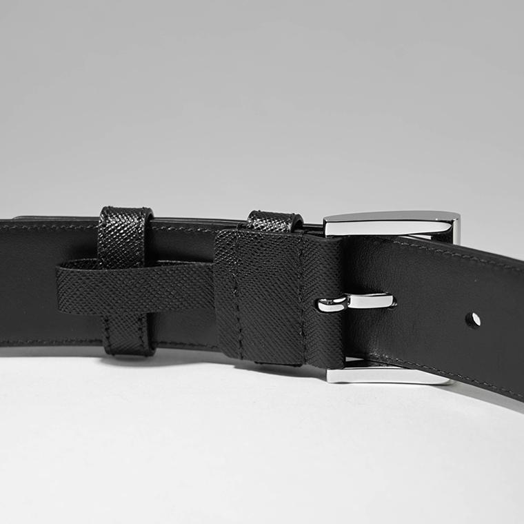 PRADA（プラダ） メンズ ベルト SAFFIANO 2CC545 053 NERO ブラック