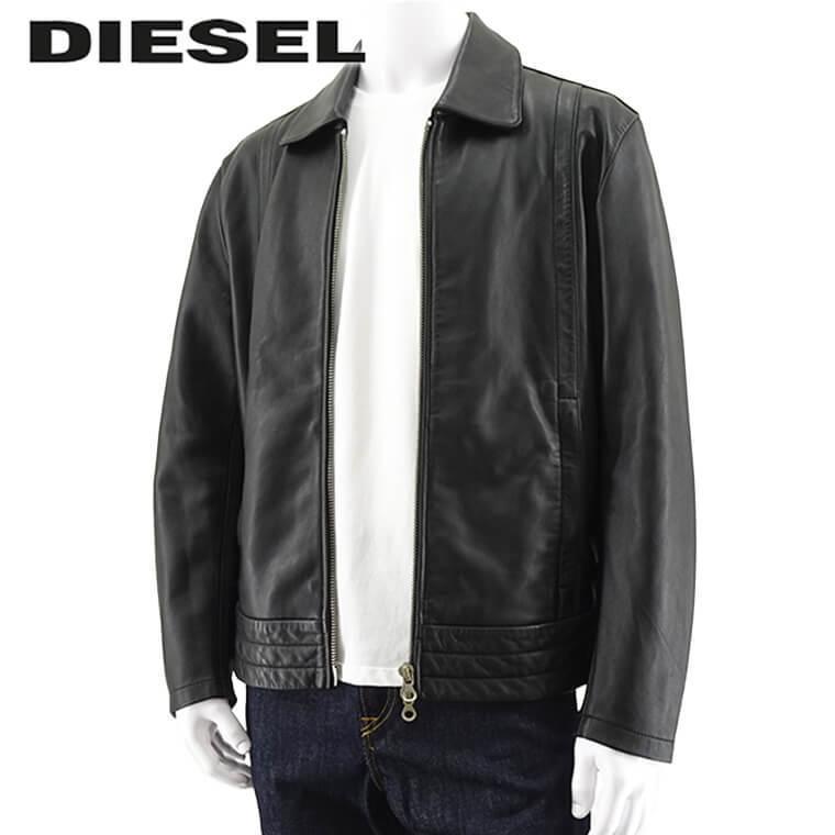 DIESEL（ディーゼル） メンズ レザージャケット L HUDSON A10514 0WFAN