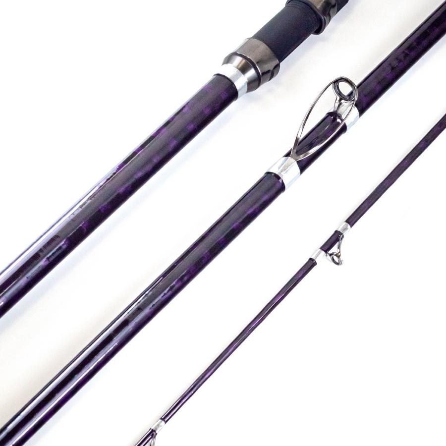 投げ竿 並継 4.2m 60号 3本継 本格派投竿 バイオレット インビンシブル