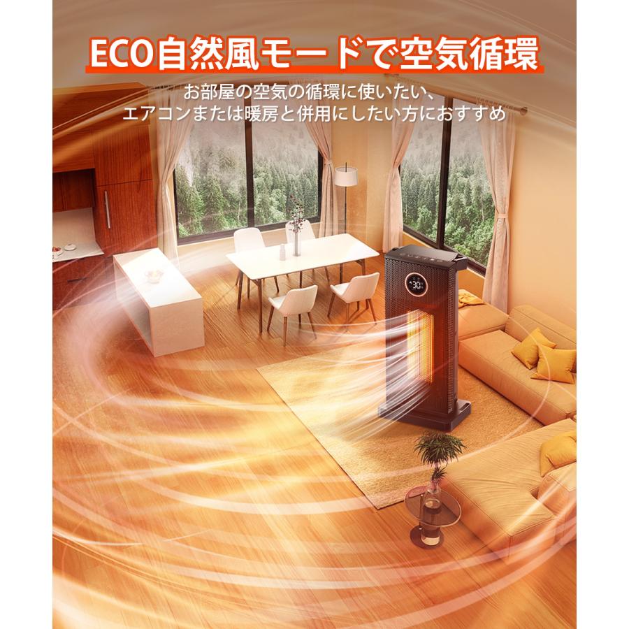 セラミックヒーター ヒーター 知能恒温 電気ストーブ 首振り 大風量3つ