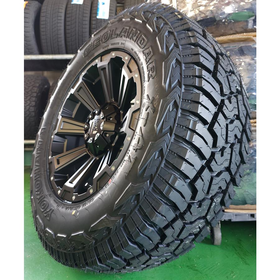 GEOLANDAR 新品セット!! プラド ハイラックス FJ H3 タイヤホイール 17