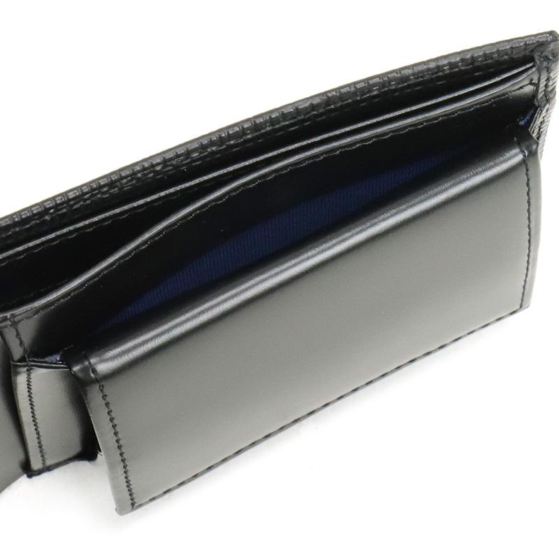 LANVIN en Bleu ランバンオンブルー ゼブダ 二つ折り財布 小銭入れあり