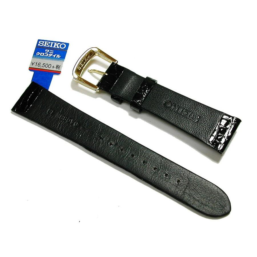 SEIKO（セイコー） 腕時計 時計 ベルト 18mm バンド DA08 クロコダイル