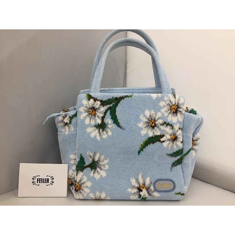 フェイラー FEILER ホワイトマーガレット ハンドバッグ : ワットマン