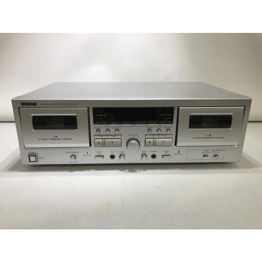 ティアック TEAC Wカセットデッキ W-1200 : ワットマン Yahoo