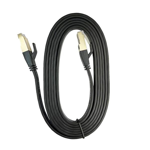 CAT8 LANケーブル 8m FLUKE検証ずみ フラット 超高速カテゴリー CAT8