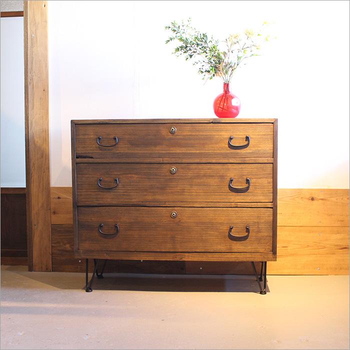 和箪笥 和たんす 桐箪笥 収納 チェスト 和風 和室 リメイク品