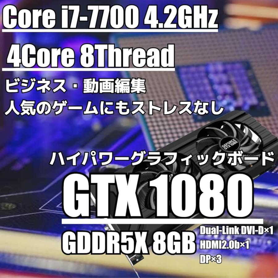整備済み品】ゲーミングPC デスクトップ パソコン ドスパラ GALLERIA