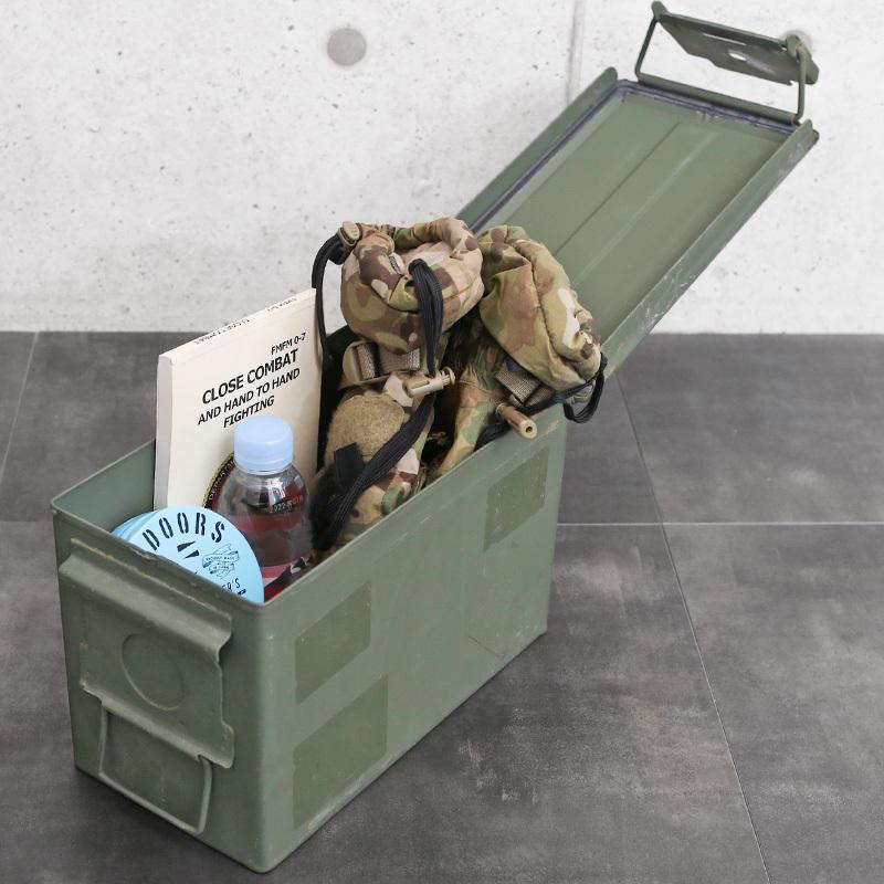 MILITARY（ミリタリー） 実物 USED 米軍 50 CAL AMMO CAN アンモ
