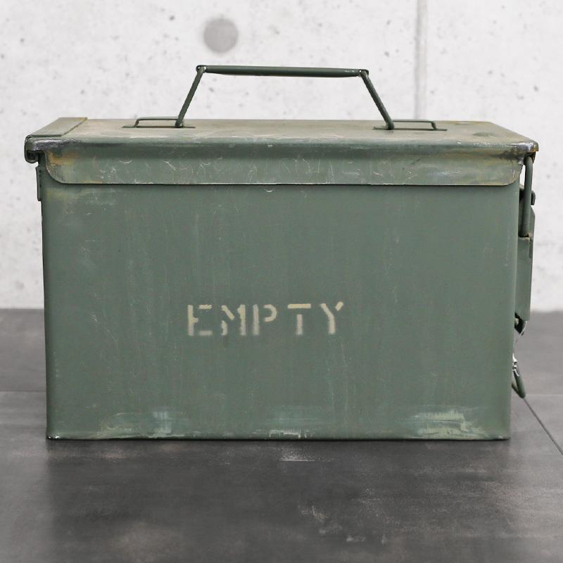 MILITARY（ミリタリー） 実物 USED 米軍 50 CAL AMMO CAN アンモ