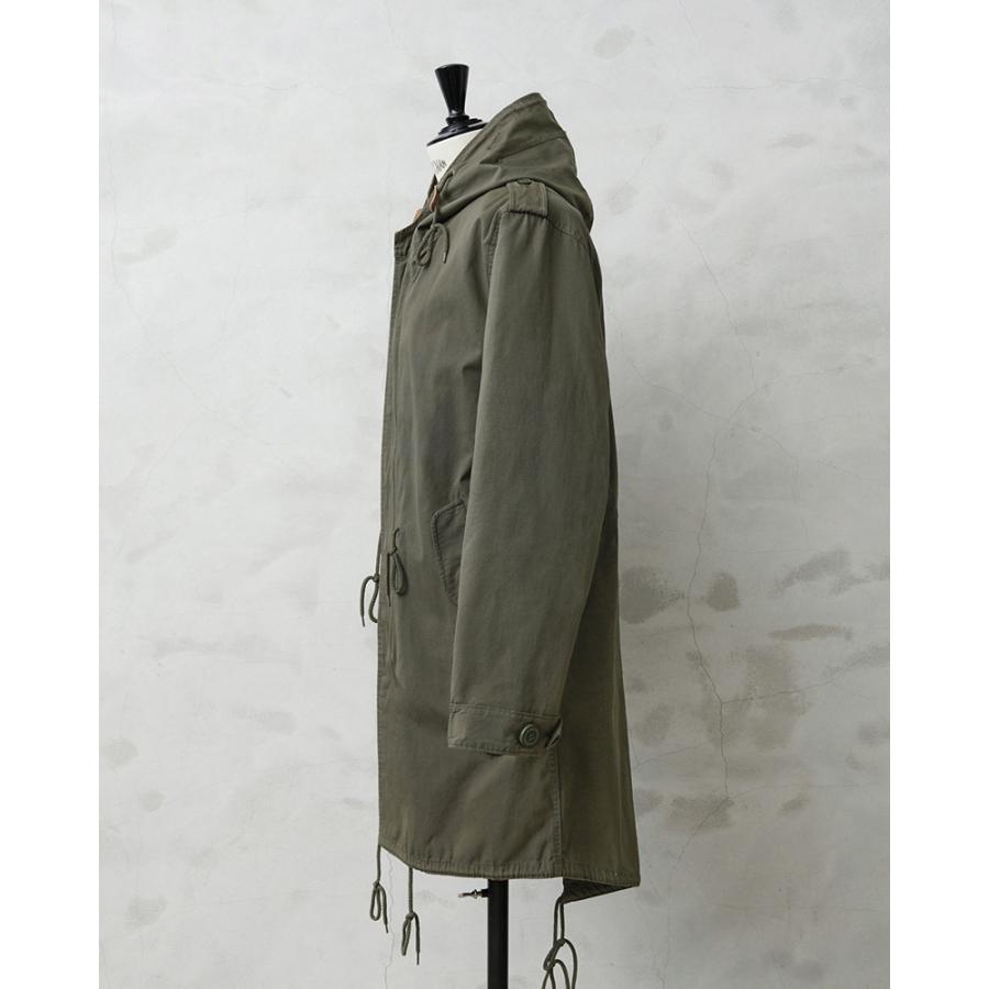 green REPRODUCTIONモッズコート現HYKE M-51型フィッシュ green モッズ
