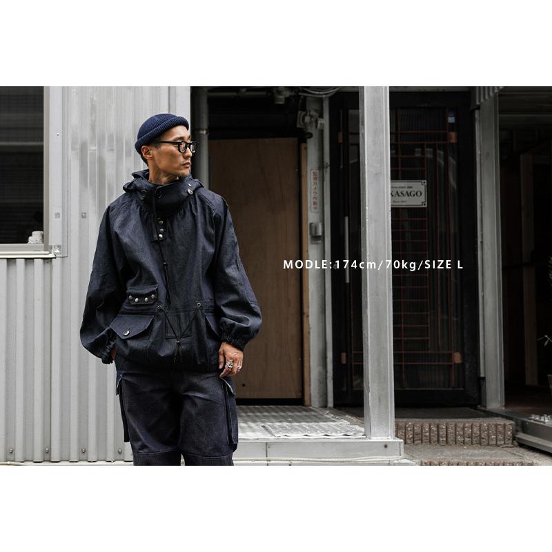 WAIPER.inc WAIPER.inc ROYAL NAVY スモックパーカ MADE FROM”OKAYAMA