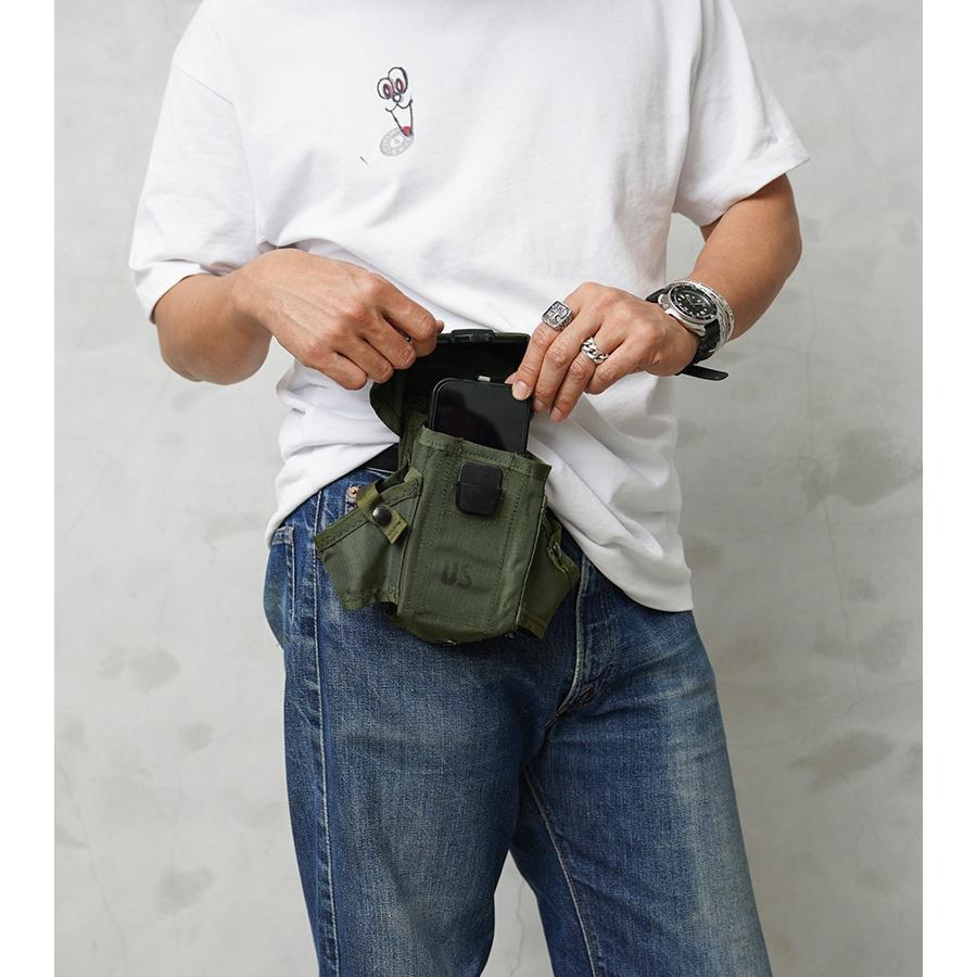 MILITARY（ミリタリー） 実物 USED 米軍 M-16 30連 マガジンポーチ OD