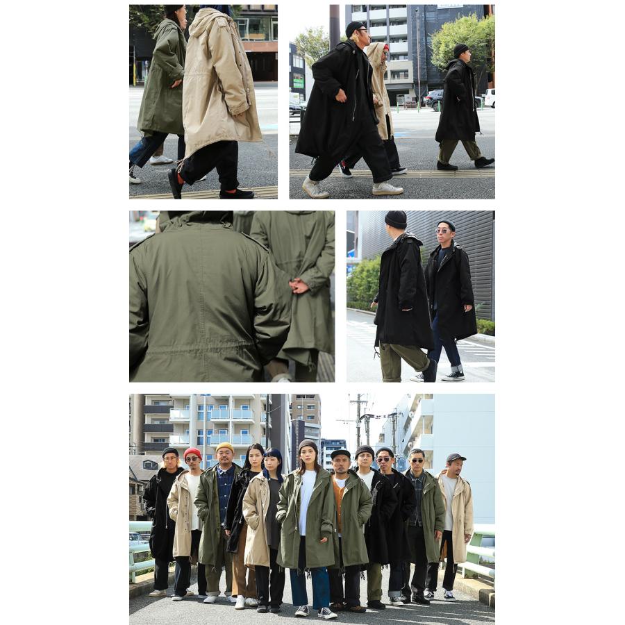 HOUSTON（ヒューストン） モッズコート メンズ M-51パーカ アウター