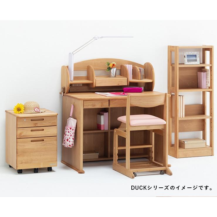 堀田木工所 国産 完成品 アルダー無垢材使用 ワゴン 学習机用ワゴン