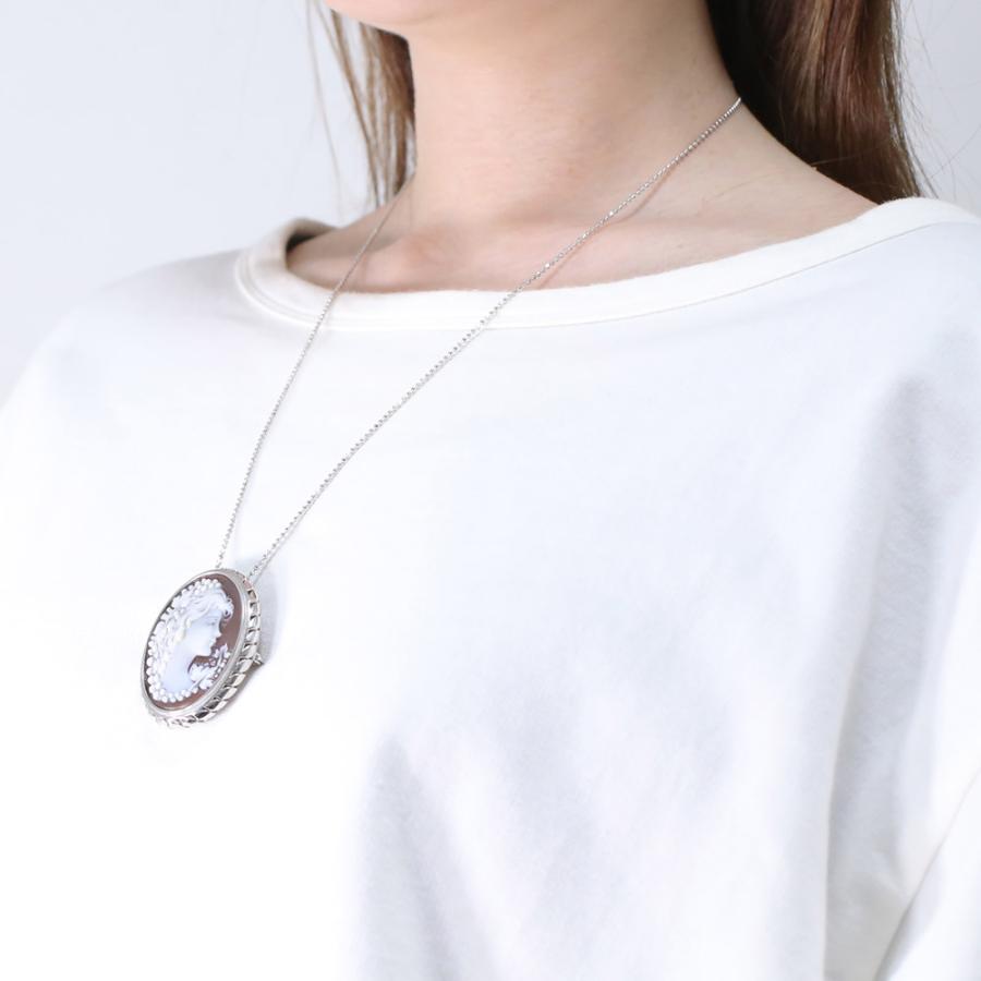 カメオペンダント カメオブローチ シルバーペンダント シェルカメオ