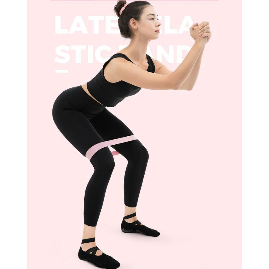 エクササイズバンド 強度別5本セット トレーニングバンド トレーニング