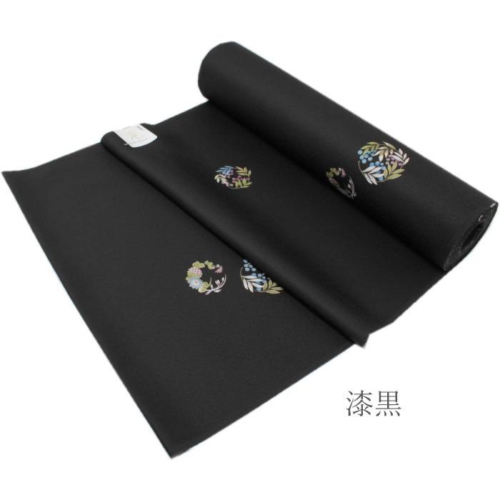 シルック 反物 着物 小紋 飛び柄 セミフォーマル 洗える 袷 単衣