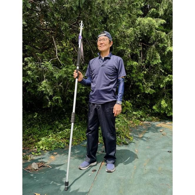 クーポン有) 鈴付き長杖 高尾 尺杖タイプ 錫杖 尺杖 長さ180cm アルミ