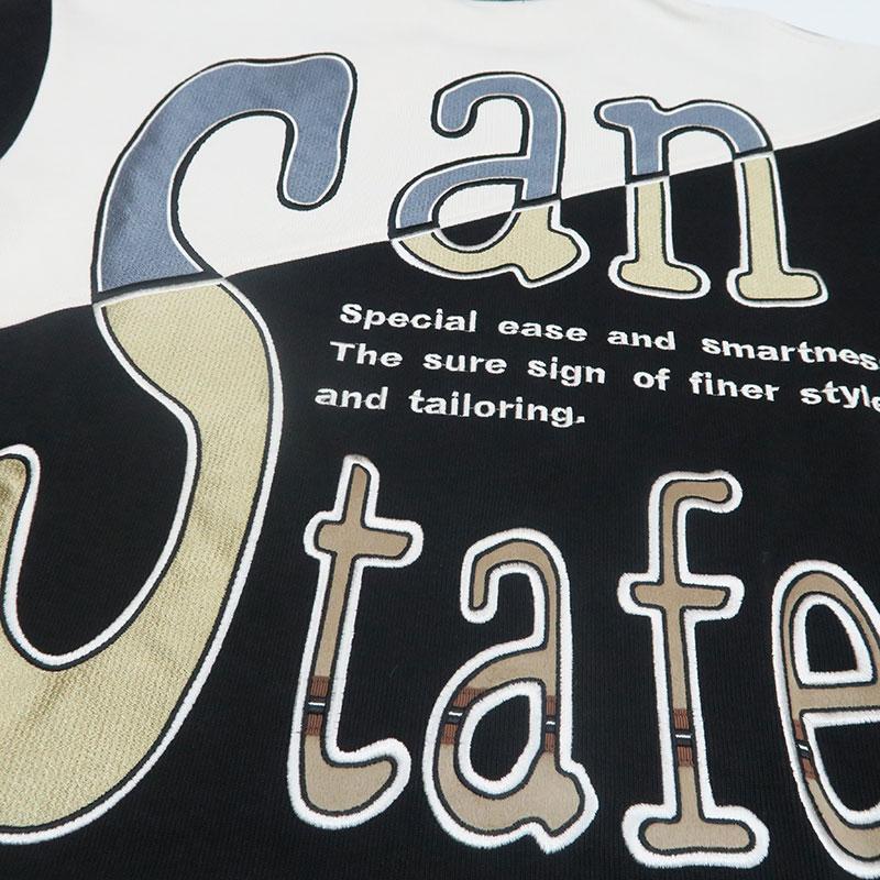 サンタフェ WF切替バックモチーフロゴ トレーナー 48 50 52 サイズ L