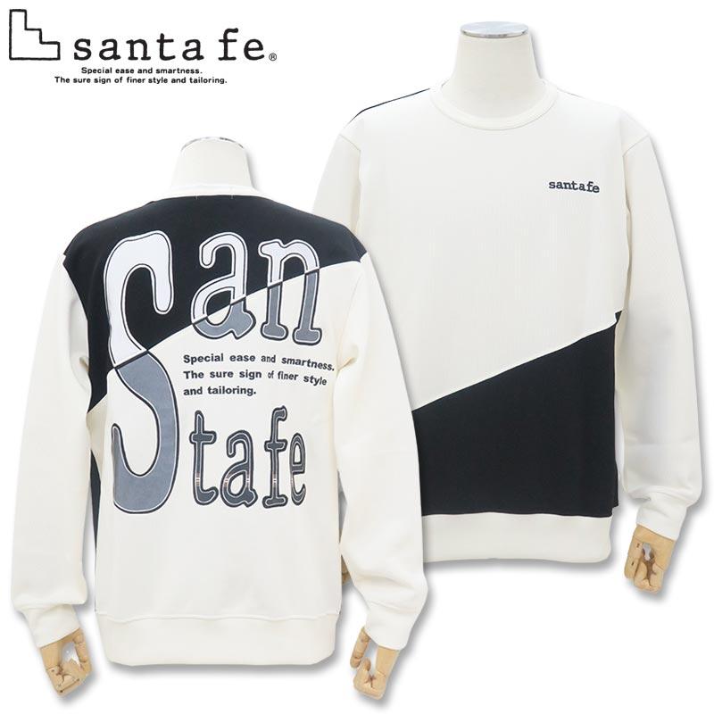 サンタフェ WF切替バックモチーフロゴ トレーナー 48 50 52 サイズ L