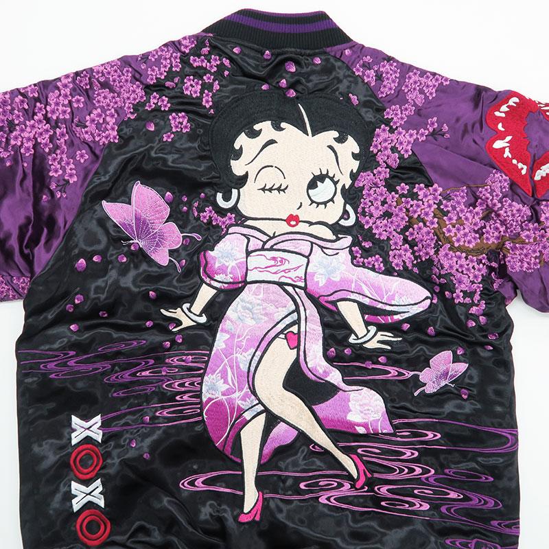 絡繰魂 ＼爆買 WEEK／絡繰魂 粋 Betty Boop スカジャン ベティ・ブープ