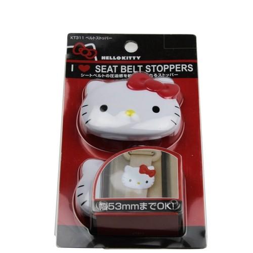 車用 ハローキティ シートベルトストッパー ダイカット版 KT311 : WAO