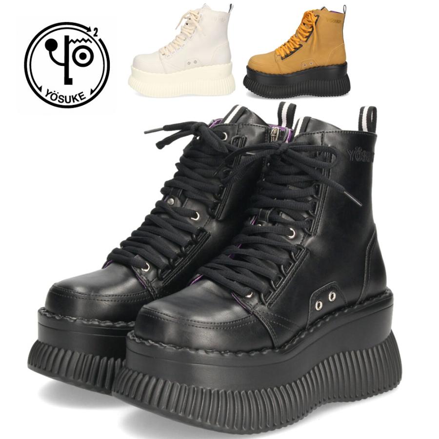 爆買 ヨースケ ブーツ 厚底 スニーカーブーツ レディース YOSUKE