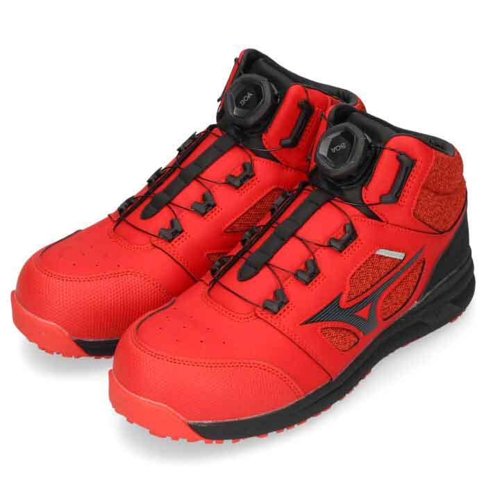 オールマイティ 爆買 安全靴 ミズノ ハイカット メンズ シューズ