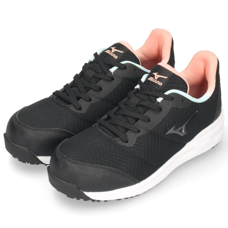 MIZUNO（ミズノ） 爆買 安全靴 作業靴 レディース ブラック 黒 グレー