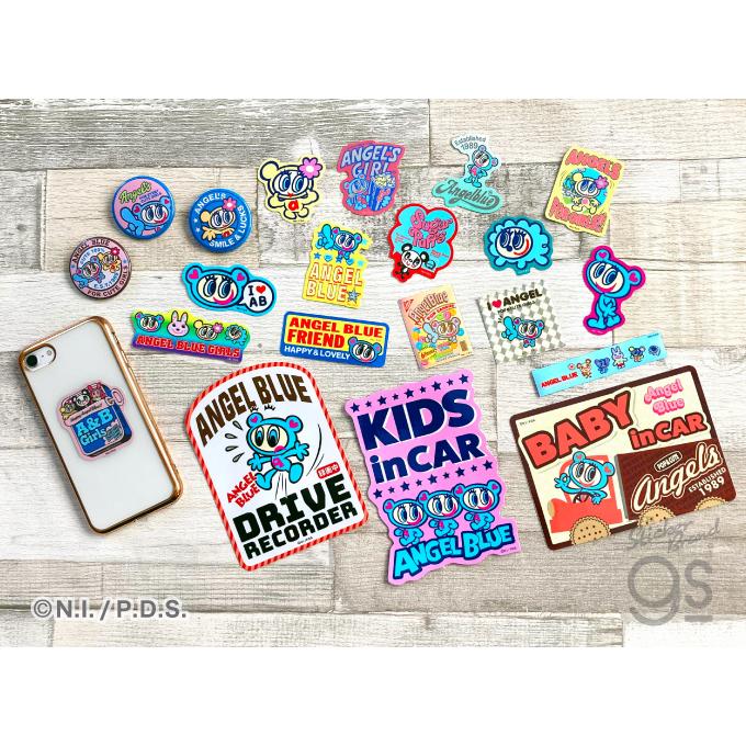 エンジェルブルー ダイカットミニステッカー ナカムラくん