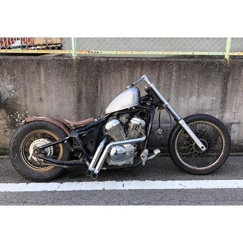 部品屋K&W ショートショットマフラー STEED HONDA ホンダ フル