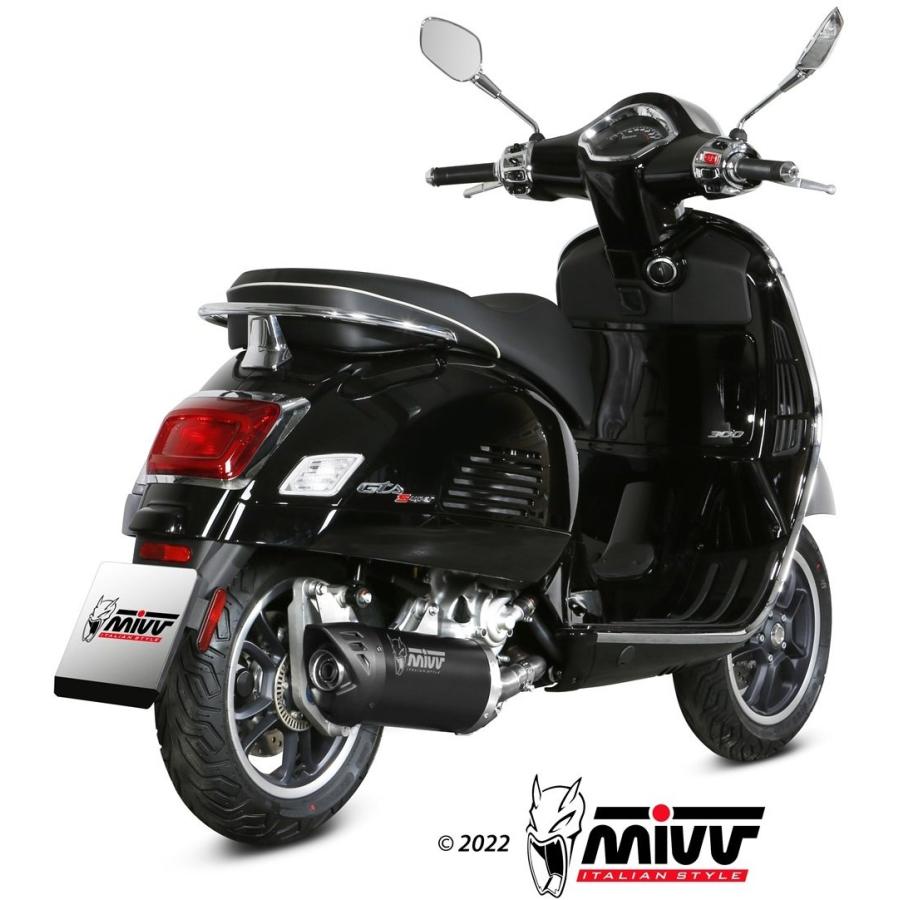 MIVV ミヴ MOVER スリップオンマフラー VESPA GTV 300 GTS Vespa