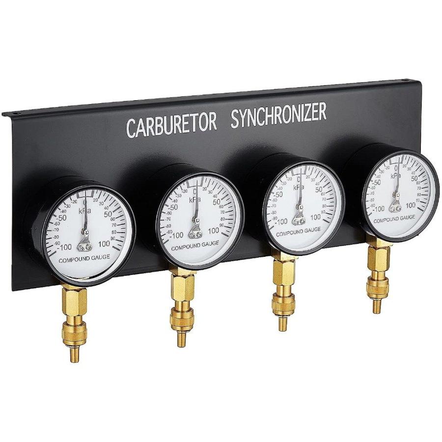 DAYTONA（デイトナ） 4連バキュームゲージ バキュームゲージ バイク用