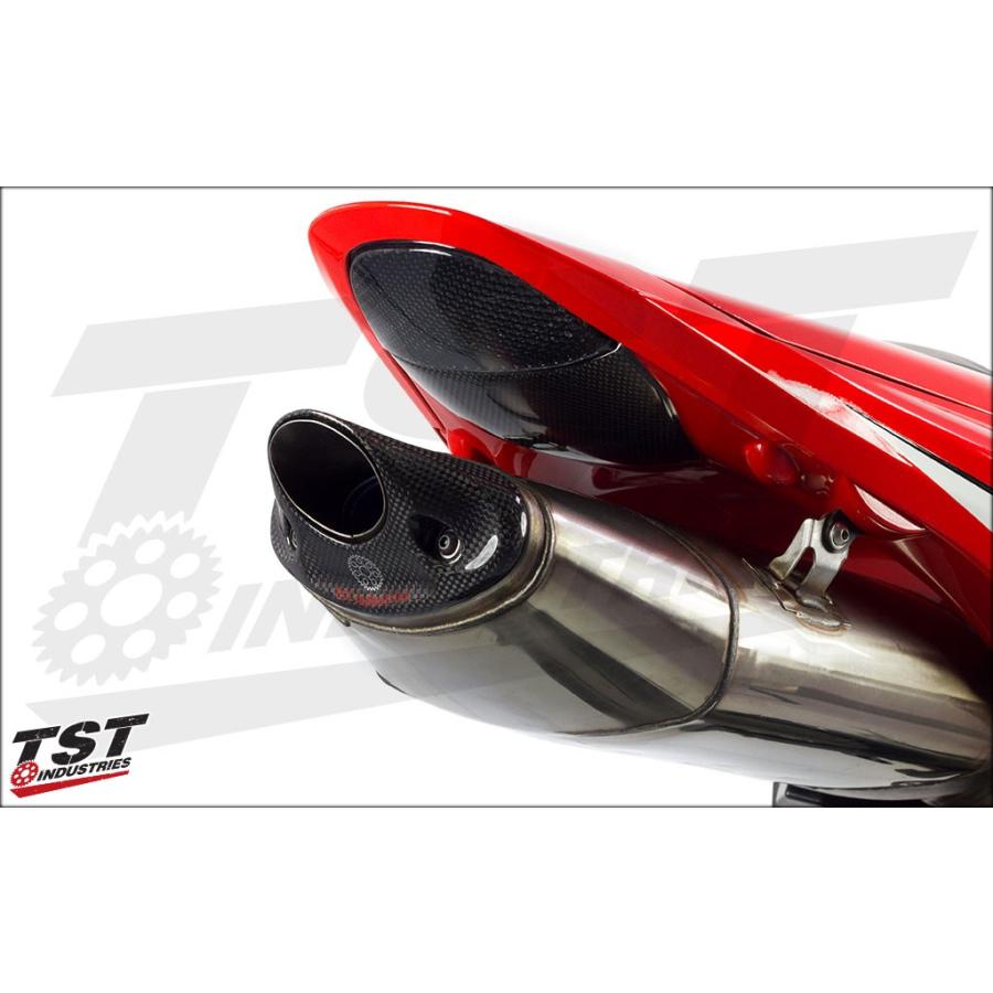 TST ティーエスティー カーボンマフラーキャップ CBR600RR HONDA