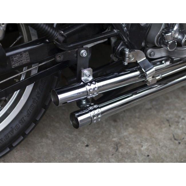 Motor Rock モーターロック オールドスタイル手曲げマフラー Type2