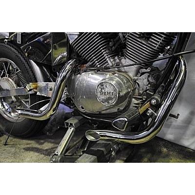 部品屋K&W ショートドラッグパイプマフラー ビラーゴ250(XV250) YAMAHA